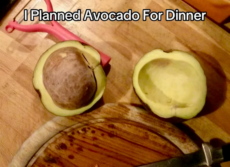Planned Avocado For Dinner