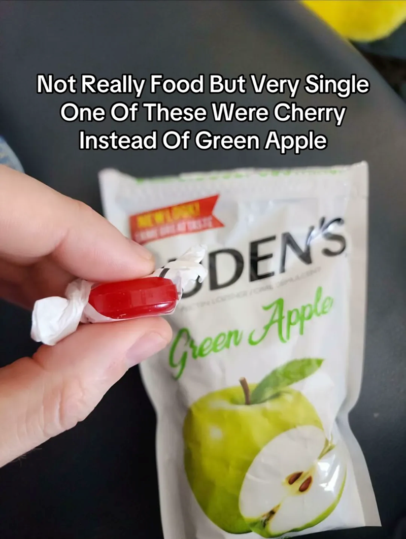 Not Really Food But Very Single One Of These Were Cherry Instead Of Green Apple NEW LOOKY DEN'S Green Apple