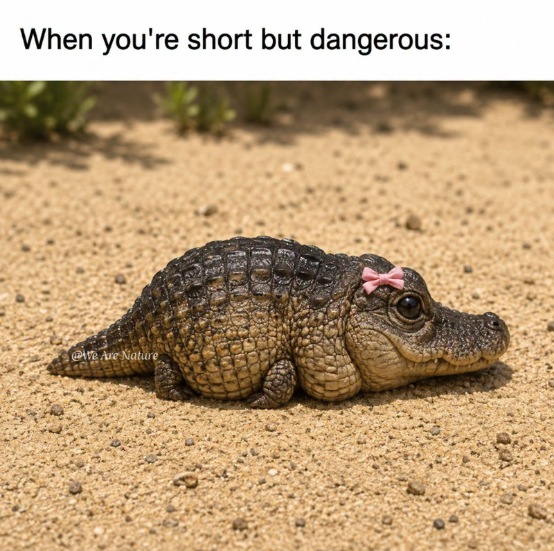 When you're short but dangerous: We Are Nature