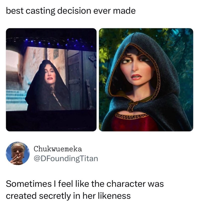 best casting decision ever made Chukwuemeka @DFounding Titan Sometimes I feel like the character was created secretly in her likeness