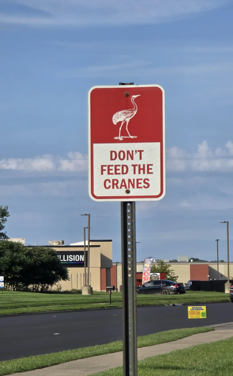 LLISION DON'T FEED THE CRANES MARMON FURNITURE