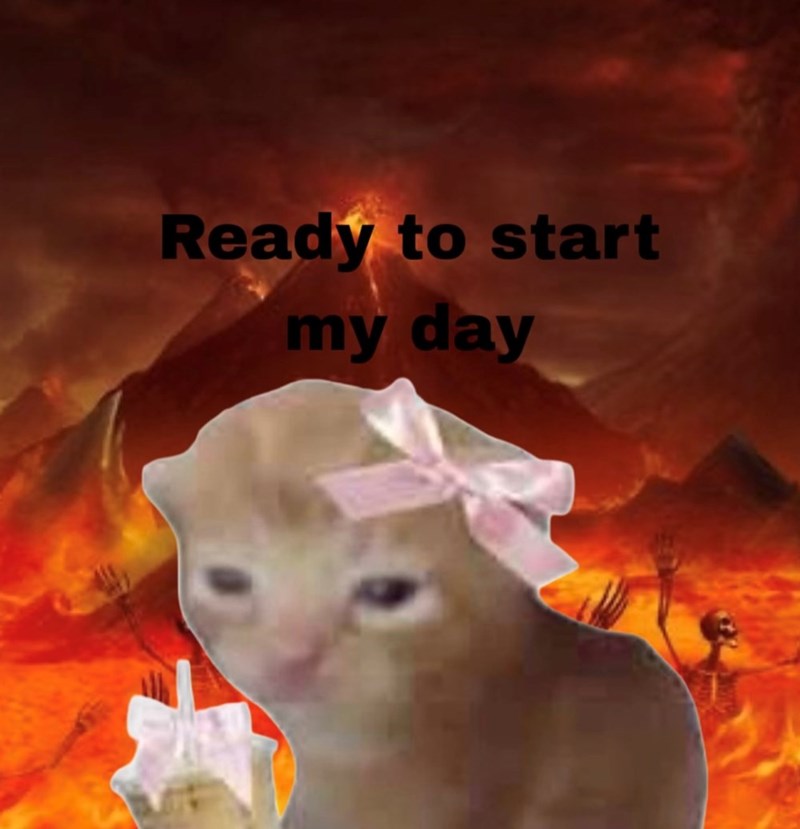 Ready to start my day