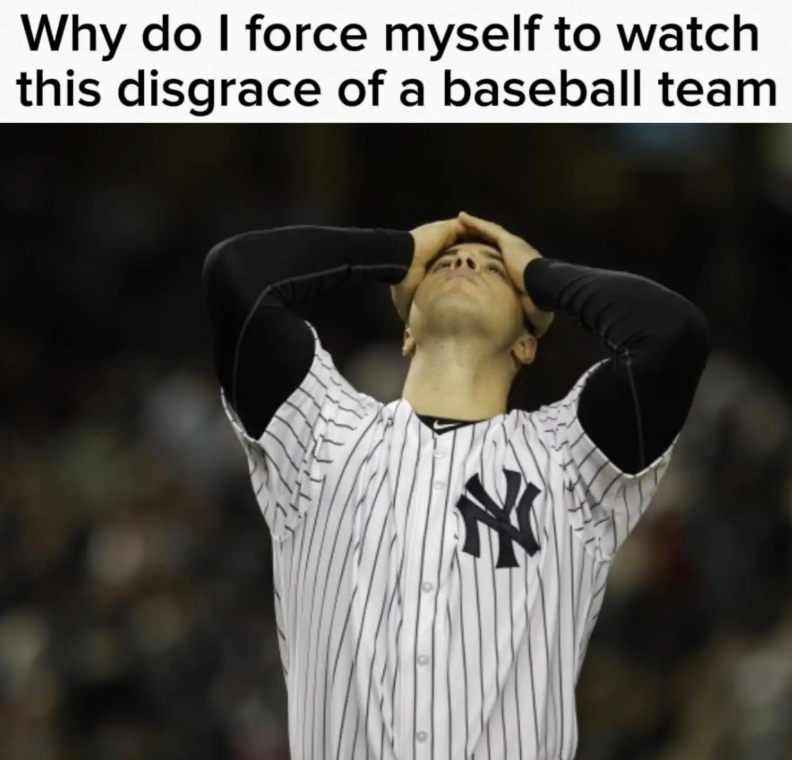 Why do I force myself to watch this disgrace of a baseball team