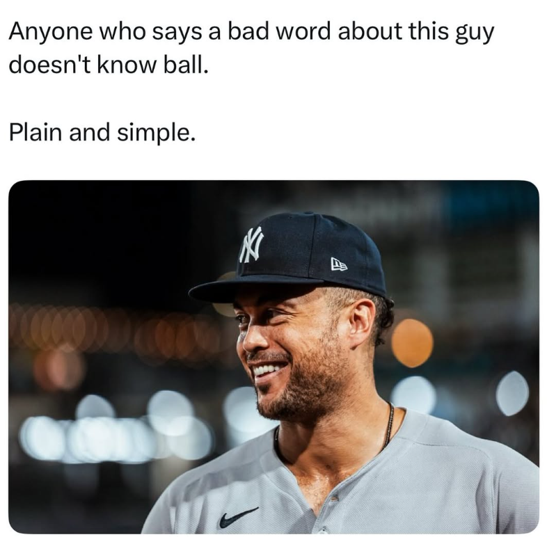 Anyone who says a bad word about this guy doesn't know ball. Plain and simple.