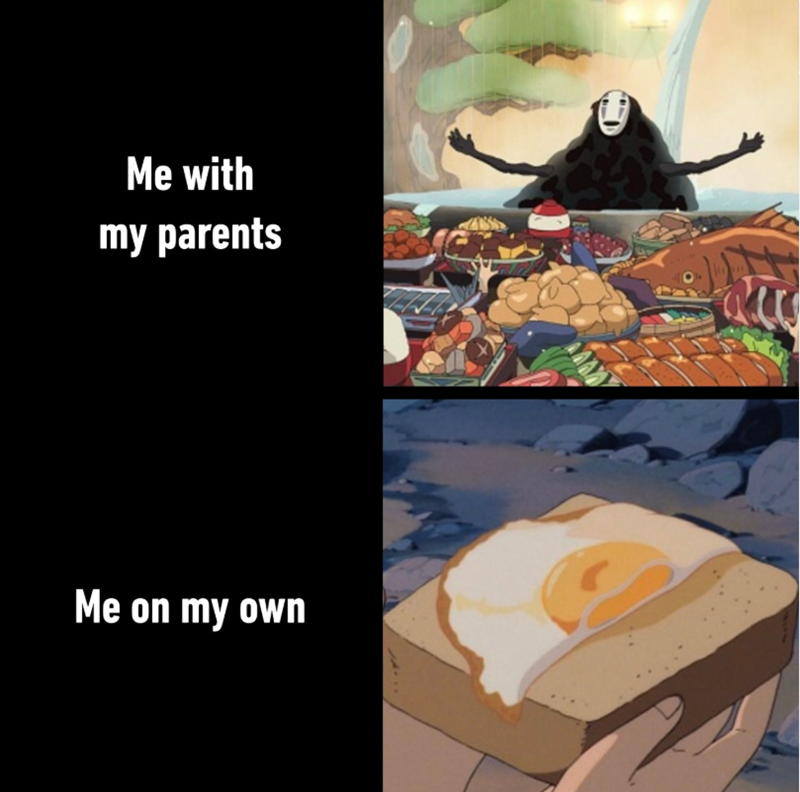 Me with my parents Me on my own