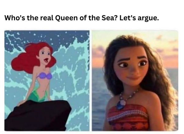 Who's the real Queen of the Sea? Let's argue.