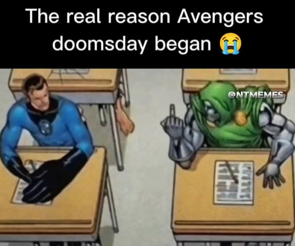 The real reason Avengers doomsday began @NTMEMES