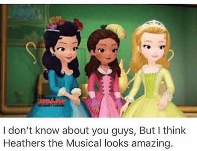 I don't know about you guys, But I think Heathers the Musical looks amazing.