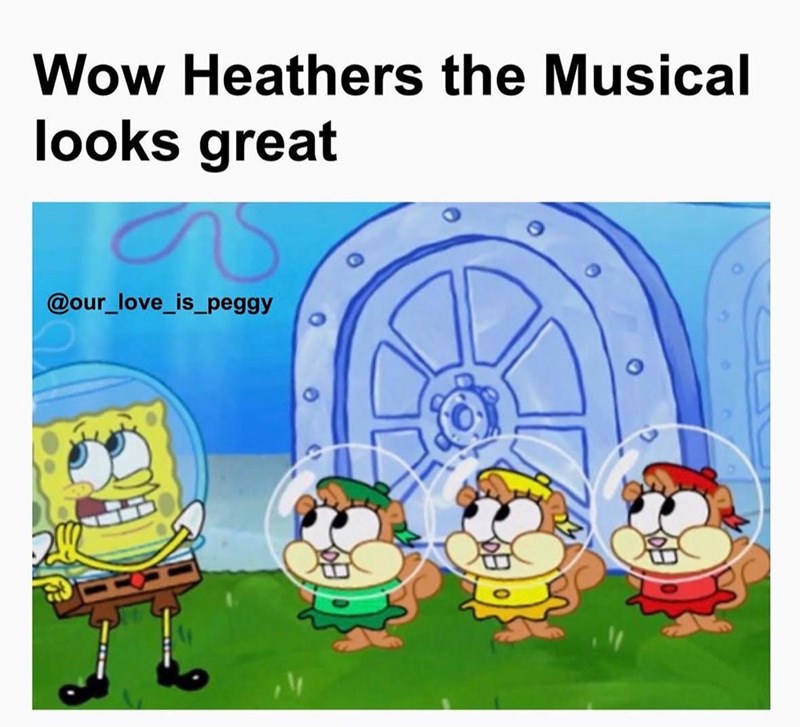 Wow Heathers the Musical looks great @our_love_is_peggy