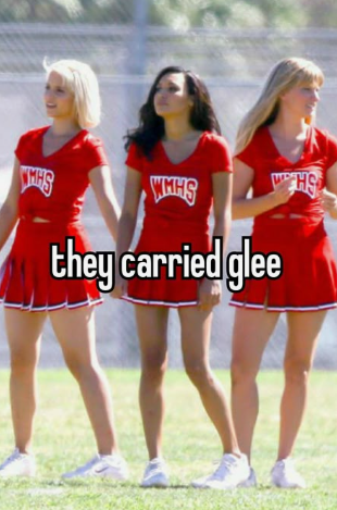 WHHS they carried glee HS