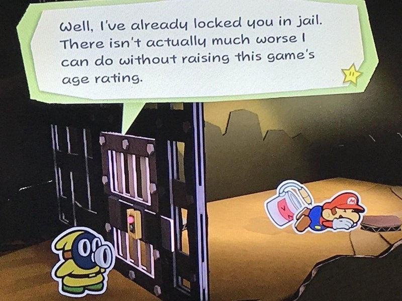 Well, I've already locked you in jail. There isn't actually much worse I can do without raising this game's age rating. LLL