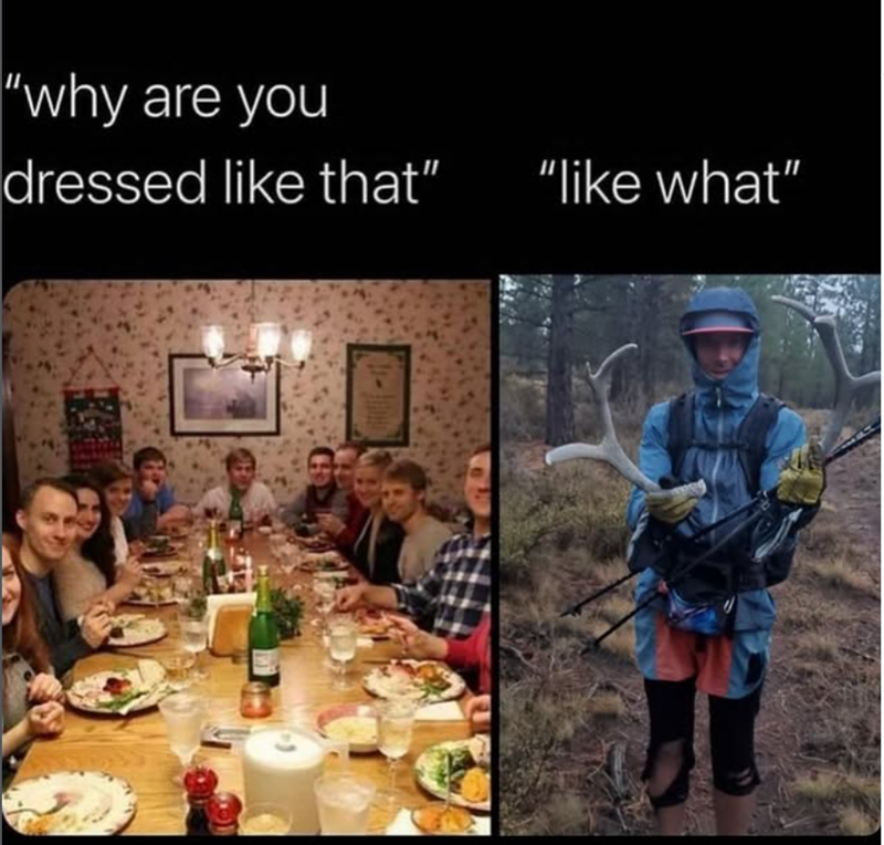 "why are you dressed like that” "like what"