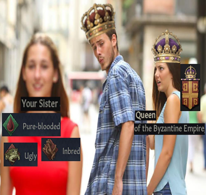 Your Sister Pure-blooded Inbred Ugly B Я в Queen of the Byzantine Empire