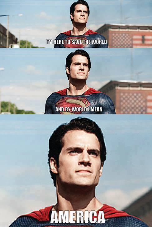 I'M HERE TO SAVE THE WORLD AND BY WORLD I MEAN AMERICA