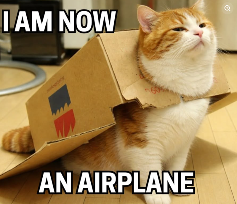I AM NOW AN AIRPLANE
