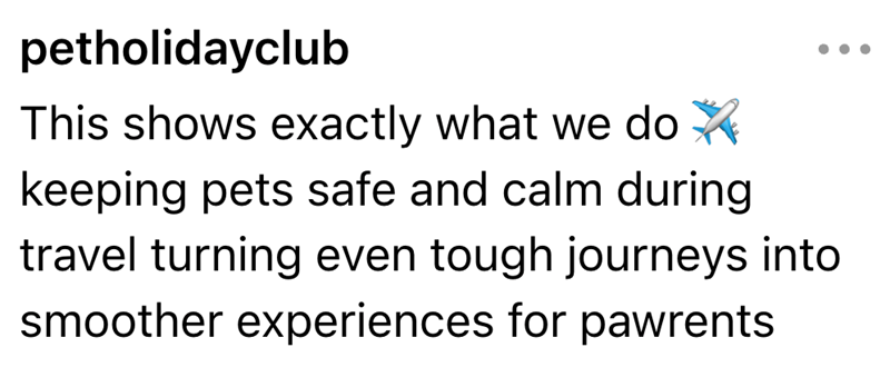 petholidayclub This shows exactly what we do keeping pets safe and calm during travel turning even tough journeys into smoother experiences for pawrents
