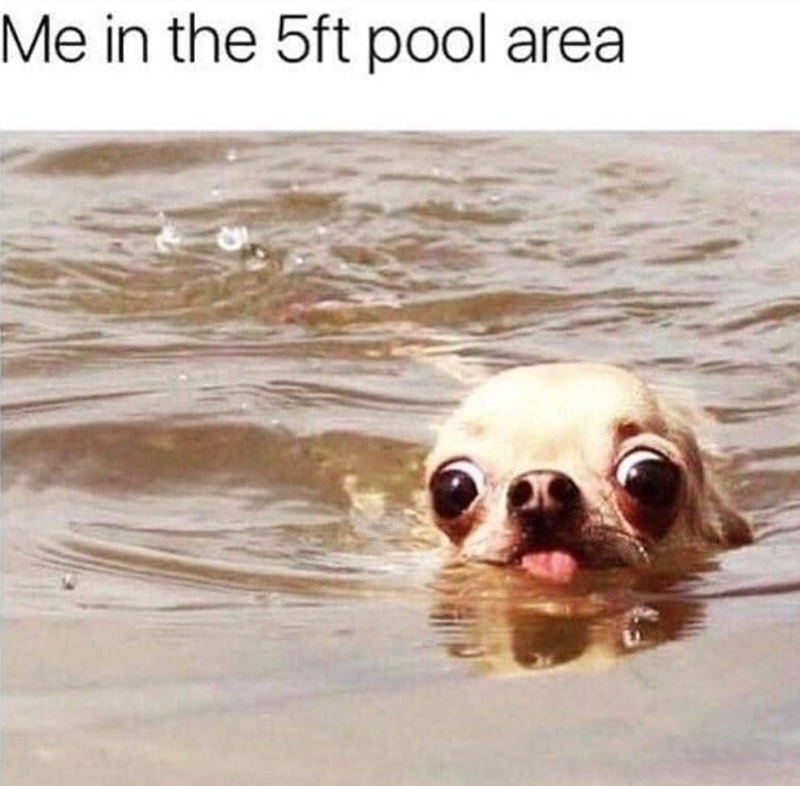 Me in the 5ft pool area.