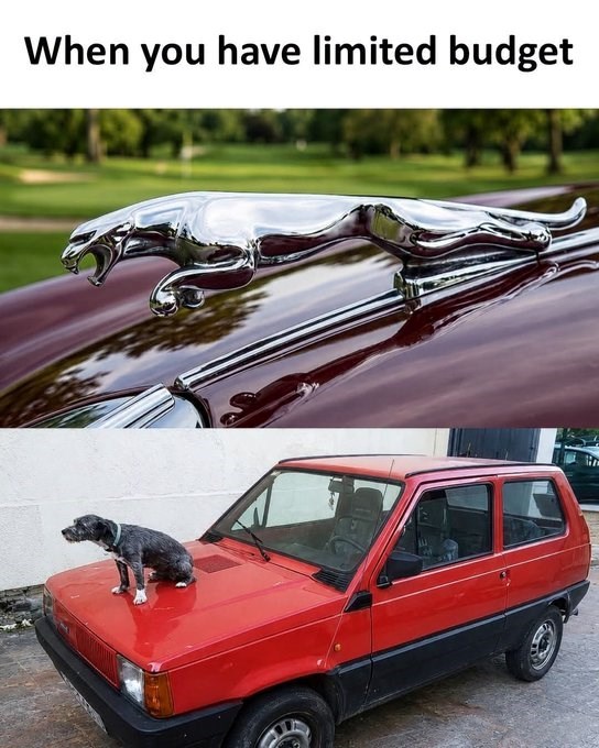 When you have limited budget