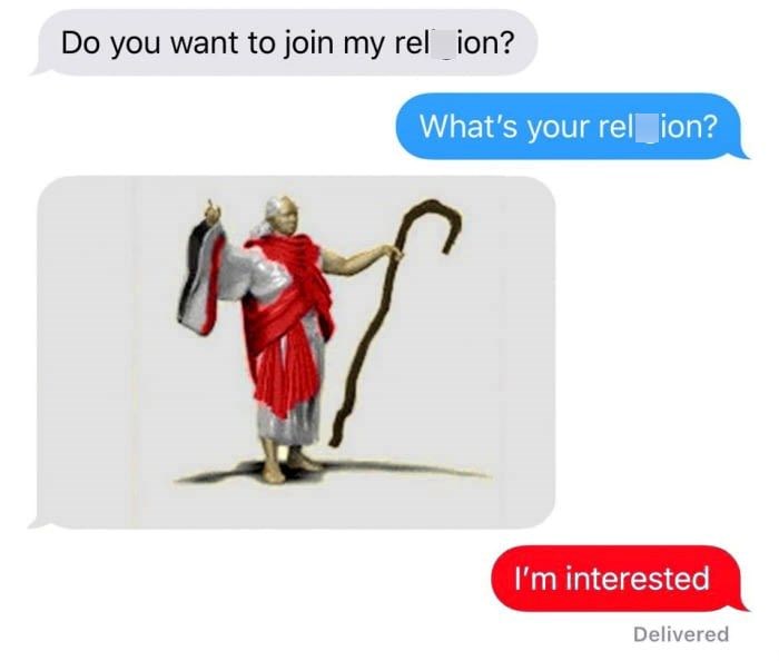 Do you want to join my rel_ion? What's your relion? I'm interested Delivered
