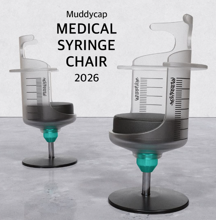 Muddycap MEDICAL SYRINGE CHAIR 2026 WIDDAY MIDDECAP