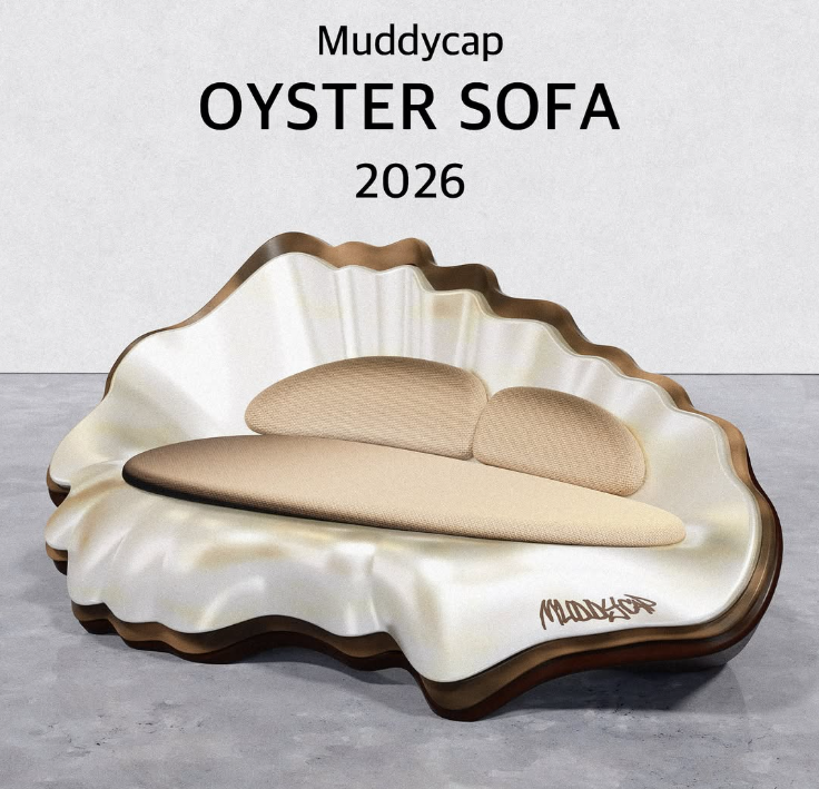 Muddycap OYSTER SOFA 2026 MADDE