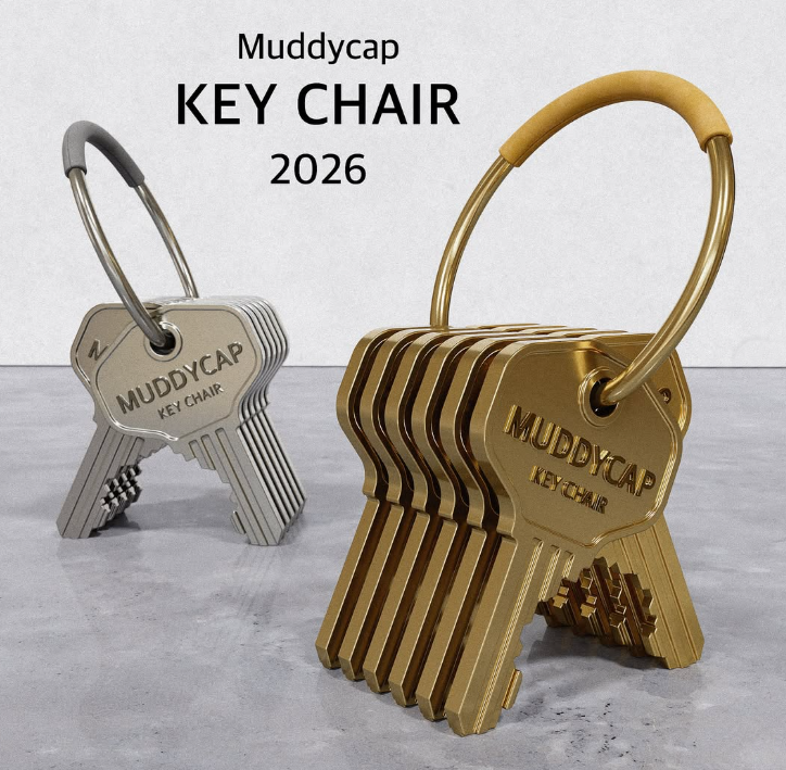 M Muddycap KEY CHAIR 2026 MUDDYCAP KEY CHAIR MUDDYCAP KEY CHAIR