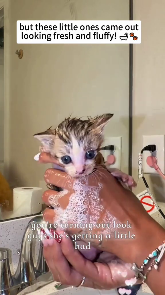 but these little ones came out looking fresh and fluffy! ** you're turning out look guys she's getting a little bad