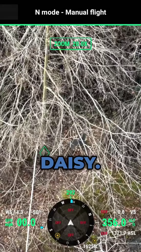 WS14.350 N mode - Manual flight 20700 DAISY S OFF 30 OFF 0.0 VS TOFF 35620 1321 7 ASL OFF 1625ft