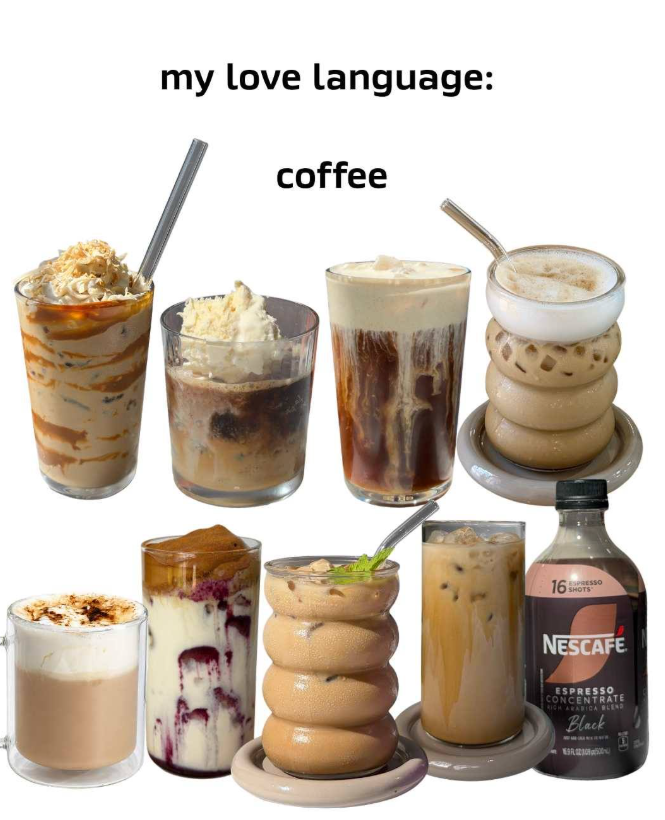 my love language: coffee 16 O SHOTS NESCAFE ESPRESSO CONCENTRATE RICH ARABICA BLEND Black 20