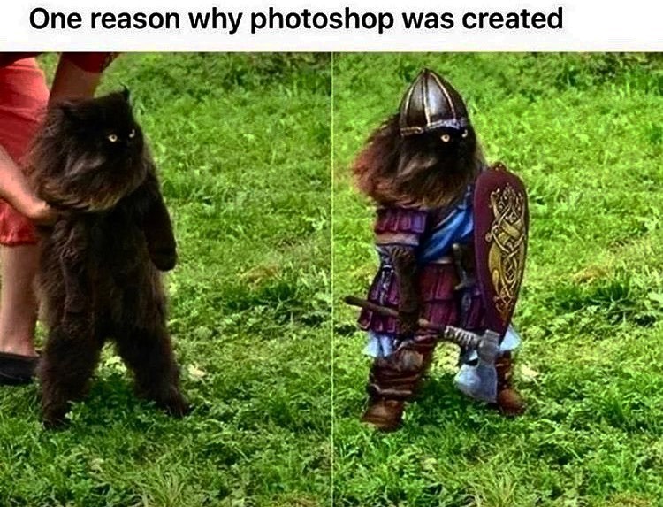 One reason why photoshop was created