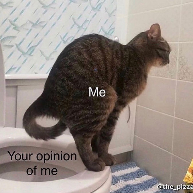 Your opinion of me Me @the_pizza