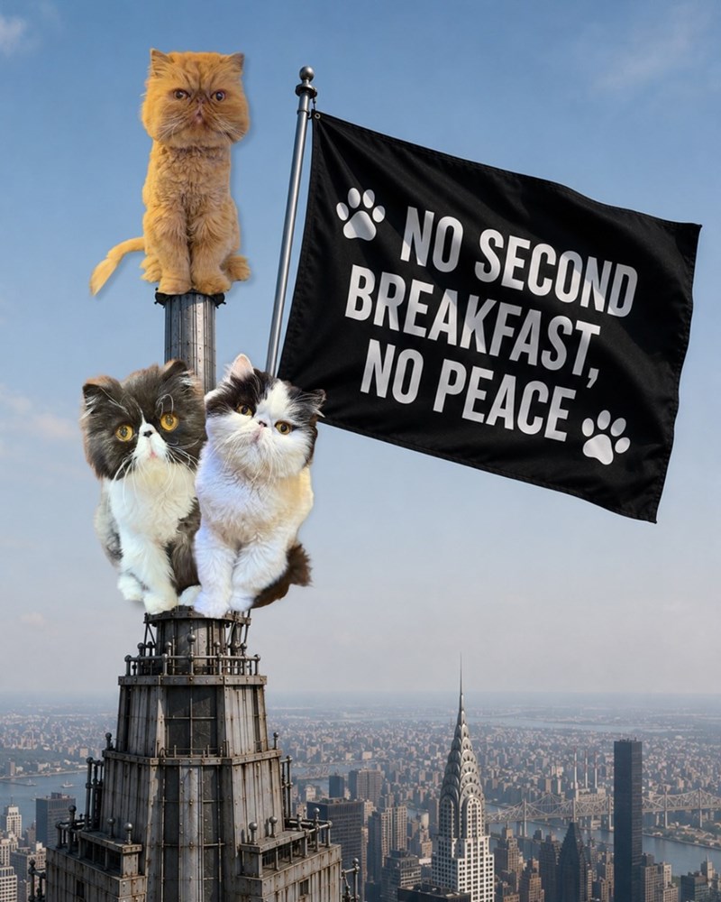 NO SECOND BREAKFAST, NO PEACE