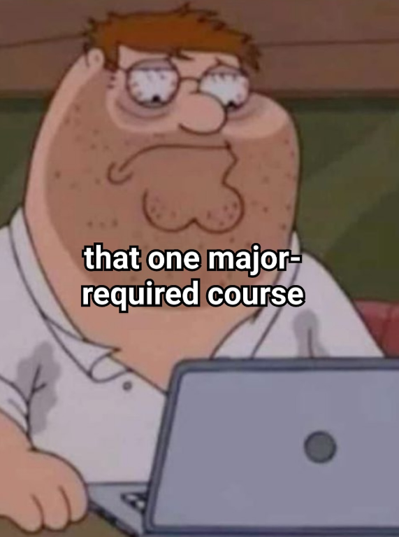 that one major- required course