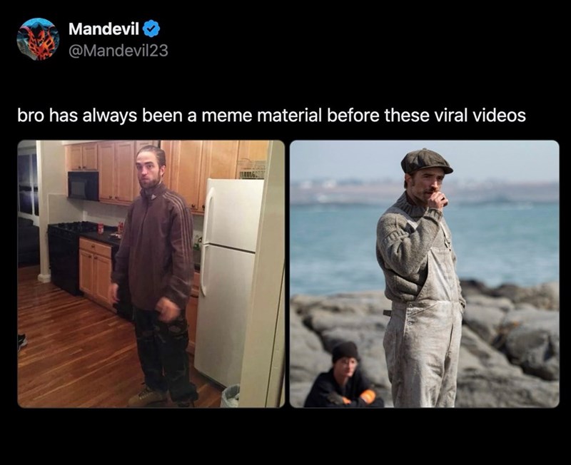Mandevil @Mandevil23 bro has always been a meme material before these viral videos