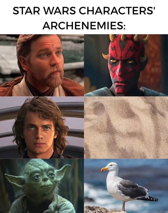 STAR WARS CHARACTERS' ARCHENEMIES: