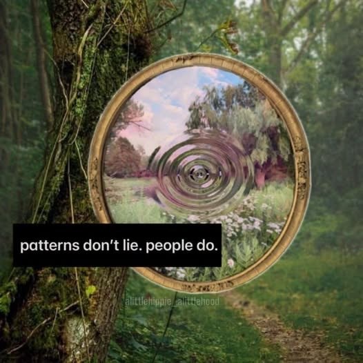 patterns don't lie. people do. alittlehippie alittlehood