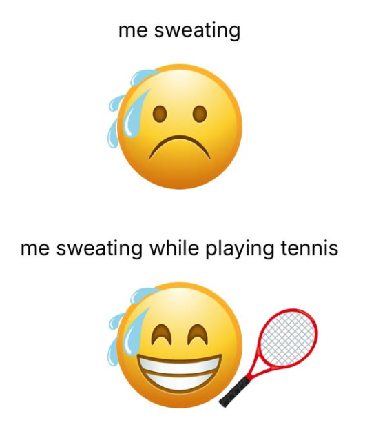 me sweating me sweating while playing tennis