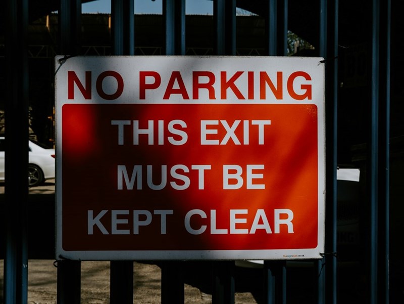 No parking.