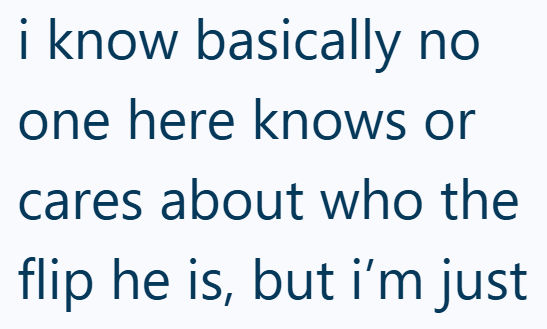 i know basically no one here knows or cares about who the flip he is, but i'm just