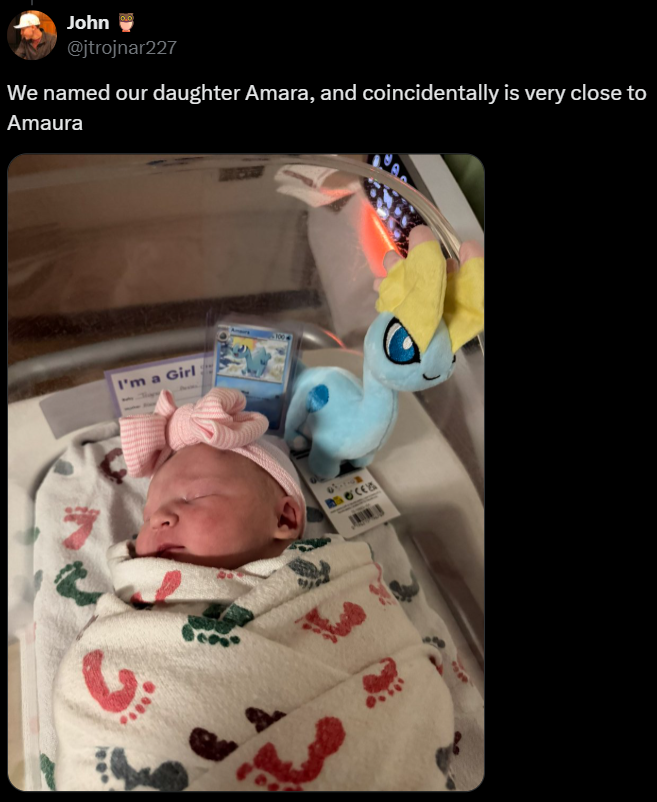 ८ John @jtrojnar227 We named our daughter Amara, and coincidentally is very close to Amaura I'm a Girl 税込