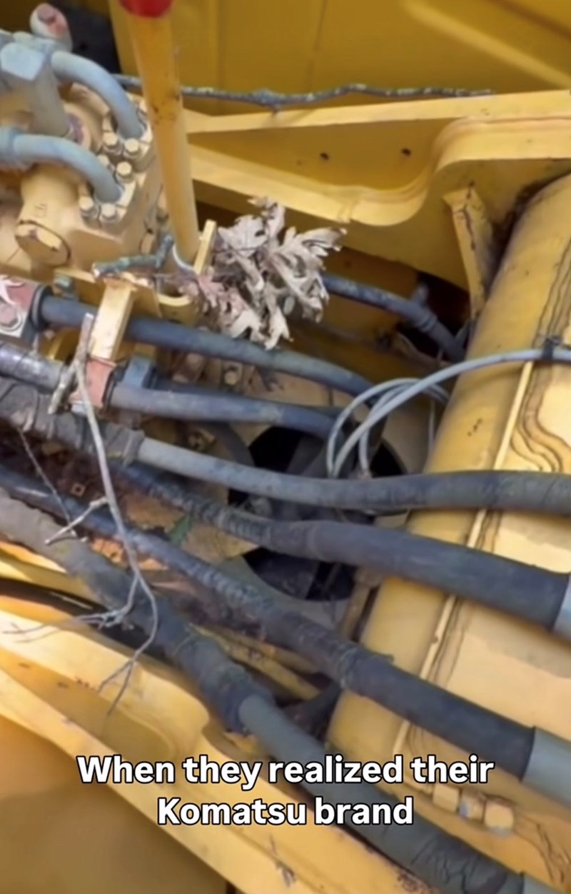 2747 When they realized their Komatsu brand