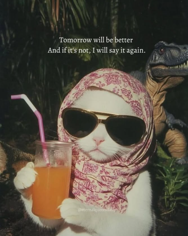 Tomorrow will be better And if it's not, I will say it again. @eternalquotesdaily