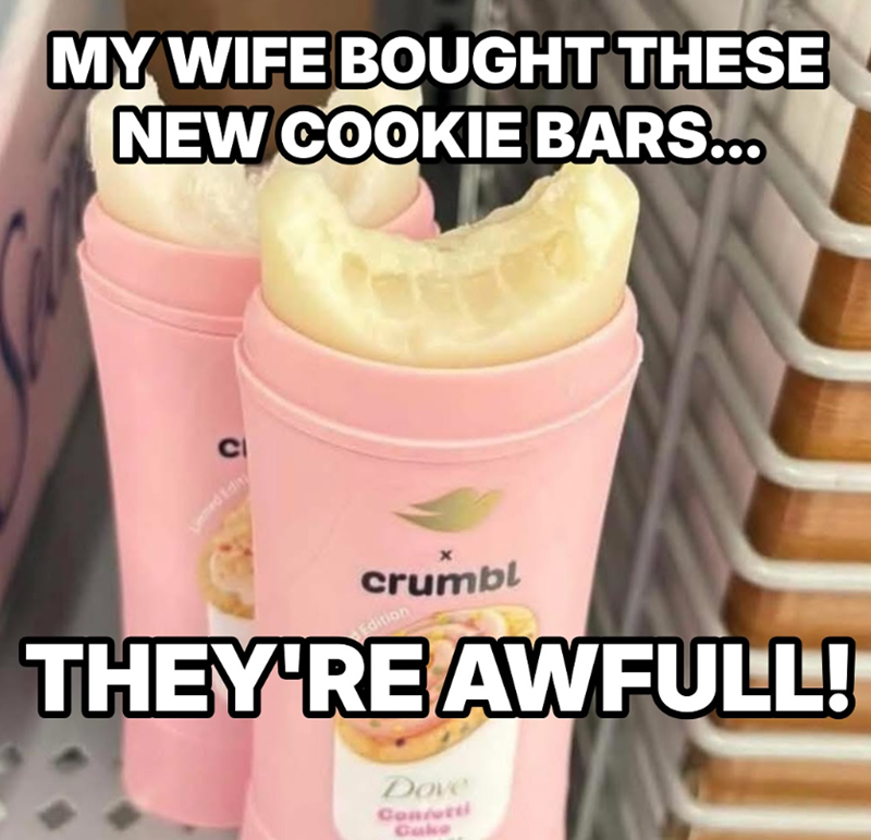 MY WIFE BOUGHT THESE NEW COOKIE BARS... C Ummed Edi crumbl Edition THEY'RE AWFULL! Dove Confetti Cake