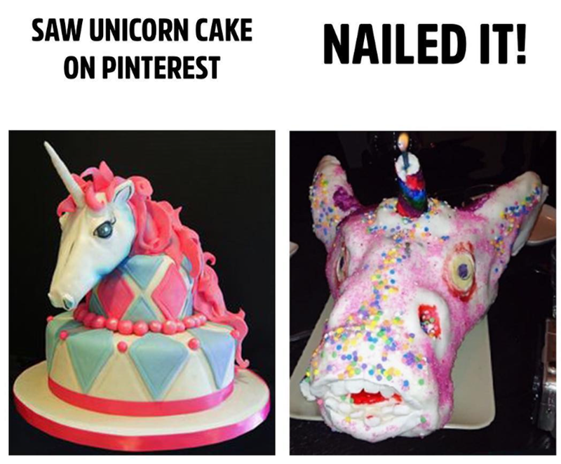 SAW UNICORN CAKE ON PINTEREST NAILED IT!