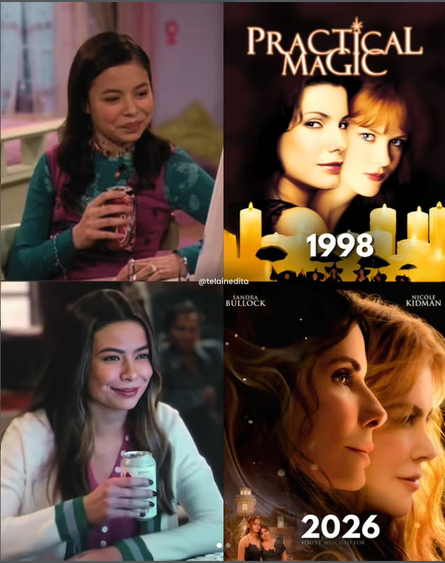 PRACTICAL MAGIC @telainedita SANDRA BULLOCK 1998 2026 YOU'VE WITCHED FOR NICOLE KIDMAN