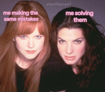 me making the same mistakes @sparklysequel me solving them