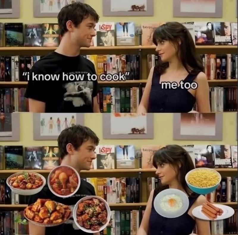 Spy tevores "i know how to cook" me too Spy CLOTHED