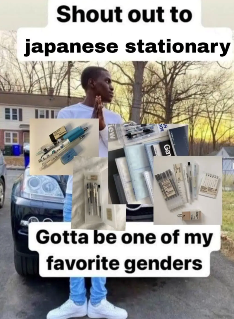 Shout out to japanese stationary iew Gan Gotta be one of my favorite genders