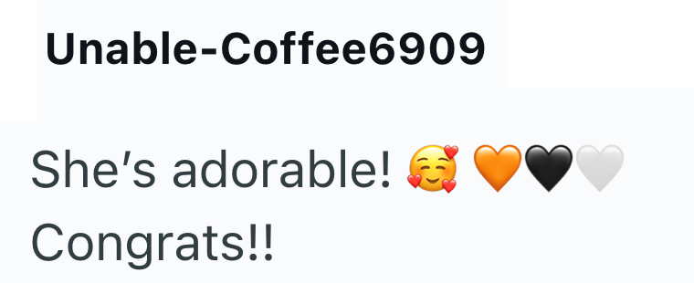 Unable-Coffee6909 She's adorable! Congrats!!