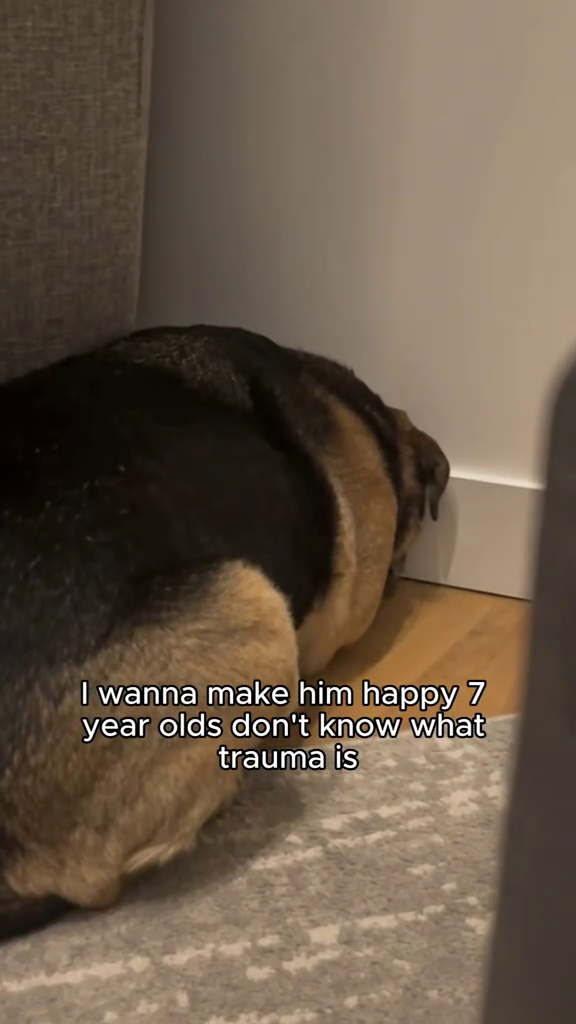 I wanna make him happy 7 year olds don't know what trauma is